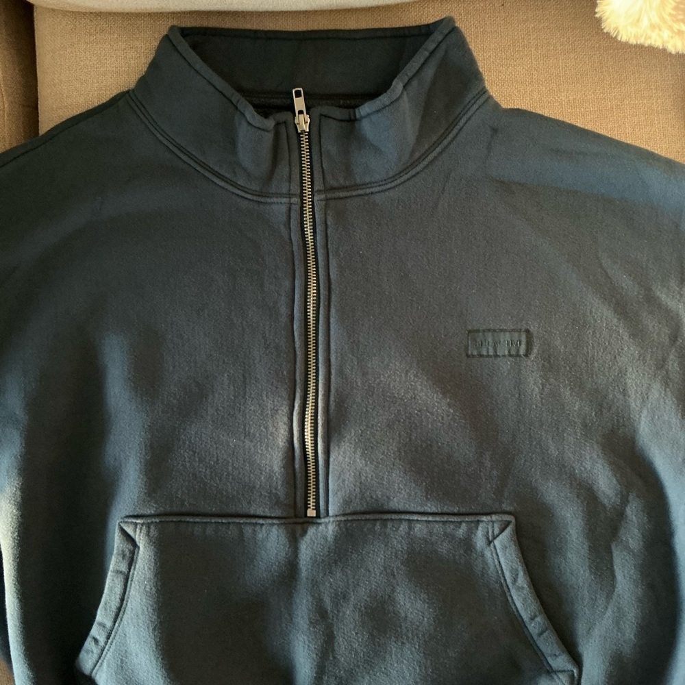 SET Active River Blue Half-zip Sweater